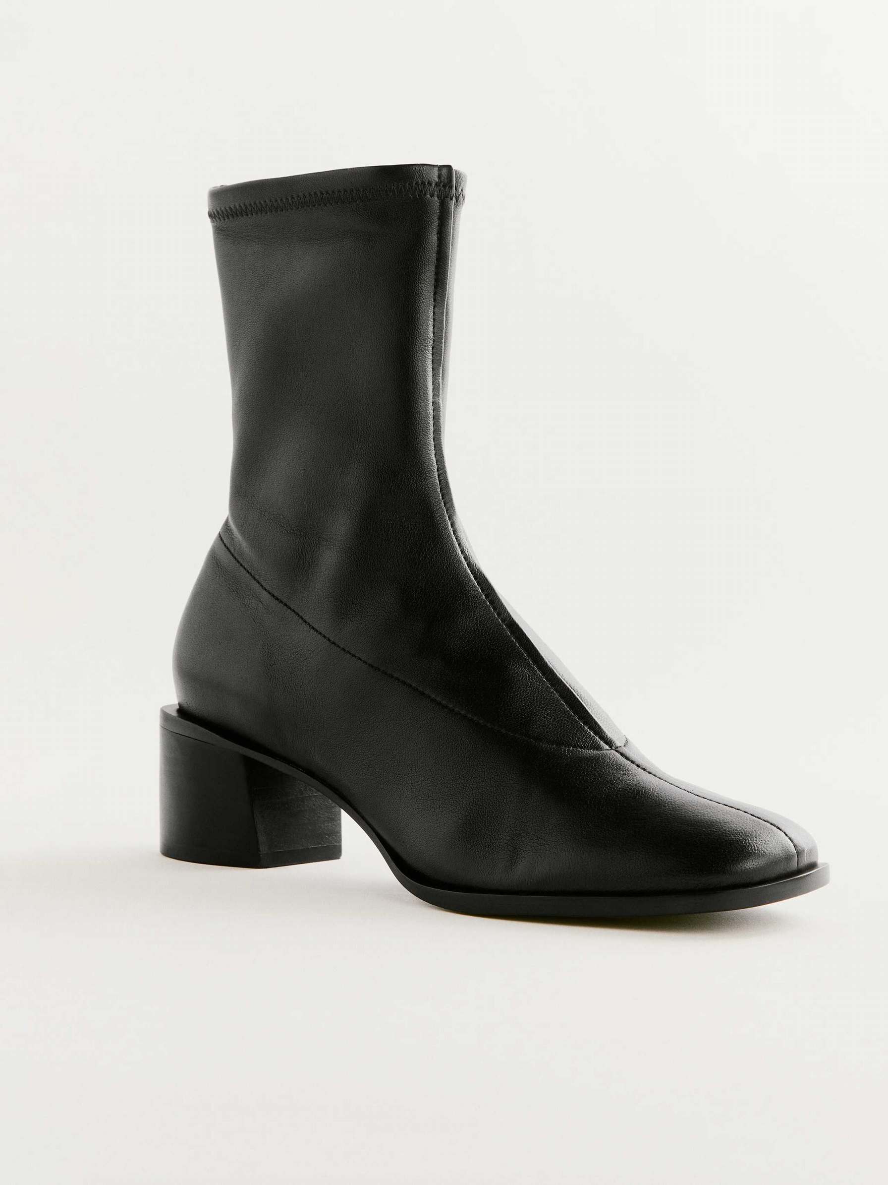 Reformation Louie Stretch Women's Booties Black | OUTLET-710482