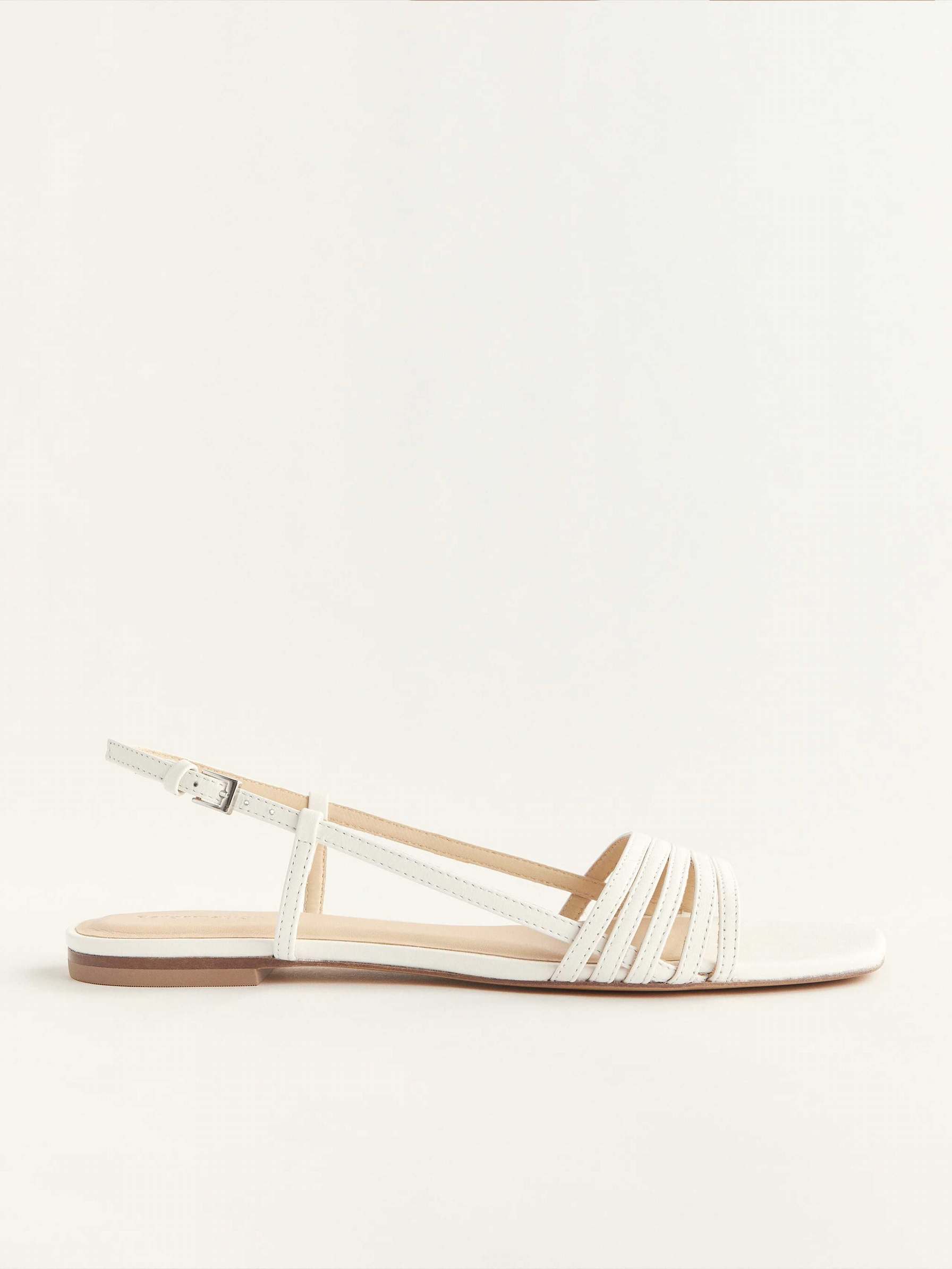 Reformation Millie Lattice Women's Sandals White | OUTLET-531842